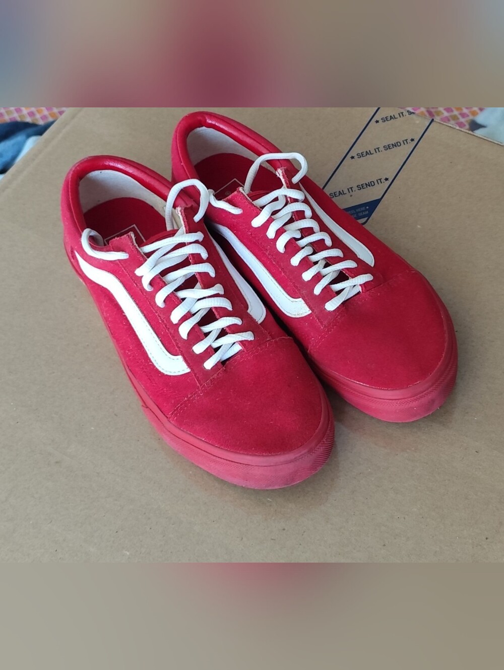 Red Vans (Sz: 9)